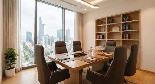 Phòng làm việc riêng Luật Phương Vinh